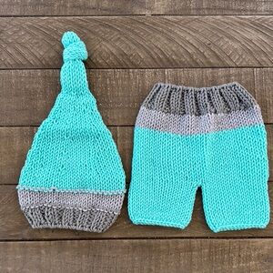 PatPat Turquoise Newborn Photo Opp Set